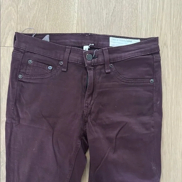 Dark Purple Skinny Jeans - Picture 2 of 3